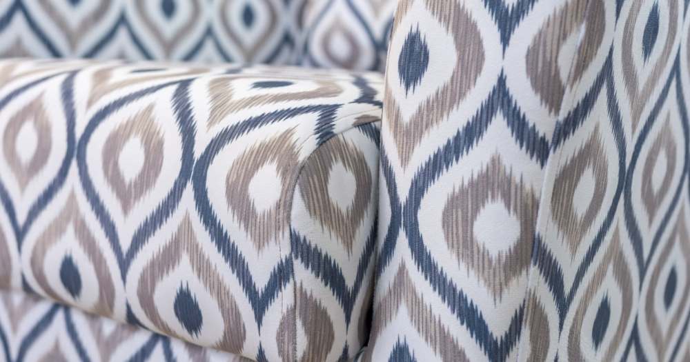 Кресло «Либерти» ТК 235 Фибра Геометрия 18 бежевый