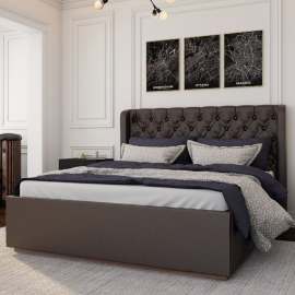 Кровать «Франческа», размер 160 см, мягкая обивка
