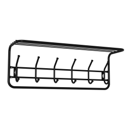 Вешалка с полкой 80 (6 крючков)